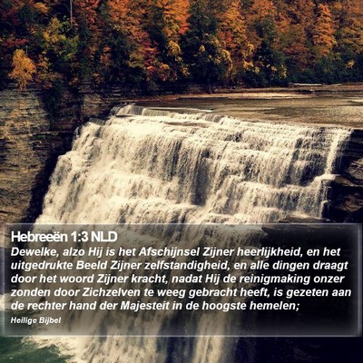Hebreeën 1:3 NLD Bible Verse Image