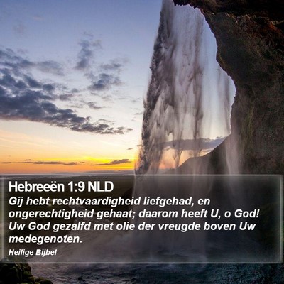 Hebreeën 1:9 NLD Bible Verse Image