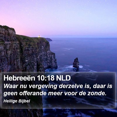 Hebreeën 10:18 NLD Bible Verse Image