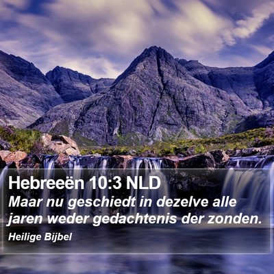 Hebreeën 10:3 NLD Bible Verse Image