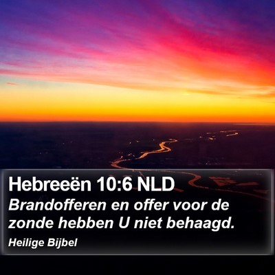 Hebreeën 10:6 NLD Bible Verse Image