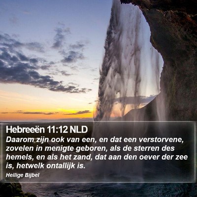 Hebreeën 11:12 NLD Bible Verse Image