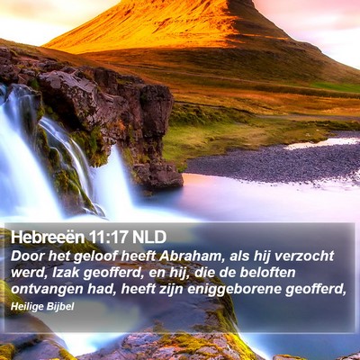 Hebreeën 11:17 NLD Bible Verse Image