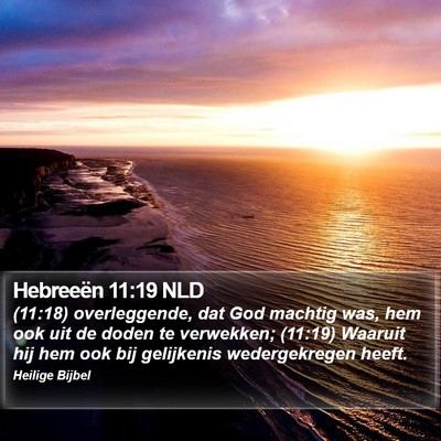 Hebreeën 11:19 NLD Bible Verse Image