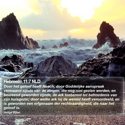 Hebreeën 11:7 NLD Bible Verse Image