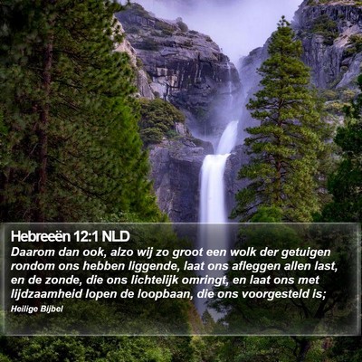 Hebreeën 12:1 NLD Bible Verse Image