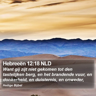 Hebreeën 12:18 NLD Bible Verse Image