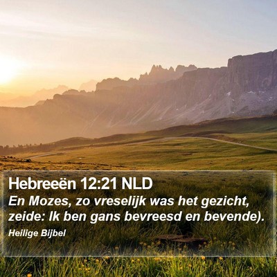 Hebreeën 12:21 NLD Bible Verse Image