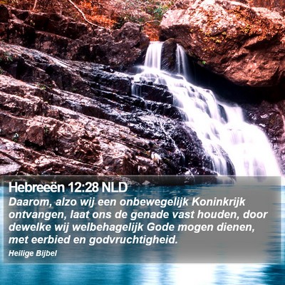 Hebreeën 12:28 NLD Bible Verse Image