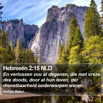 Hebreeën 2:15 NLD Bible Verse Image