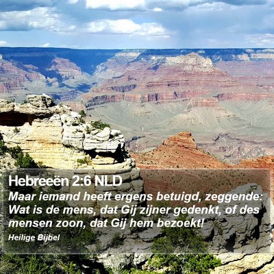 Hebreeën 2:6 NLD Bible Verse Image
