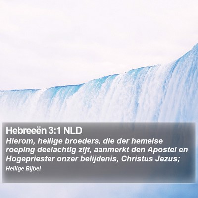 Hebreeën 3:1 NLD Bible Verse Image