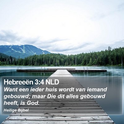 Hebreeën 3:4 NLD Bible Verse Image