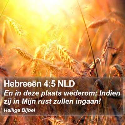 Hebreeën 4:5 NLD Bible Verse Image