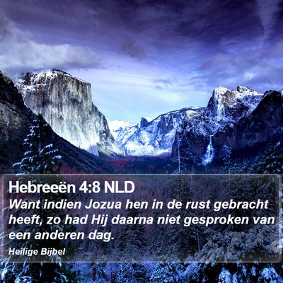 Hebreeën 4:8 NLD Bible Verse Image