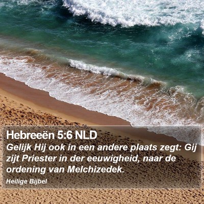 Hebreeën 5:6 NLD Bible Verse Image