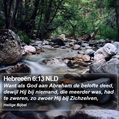 Hebreeën 6:13 NLD Bible Verse Image