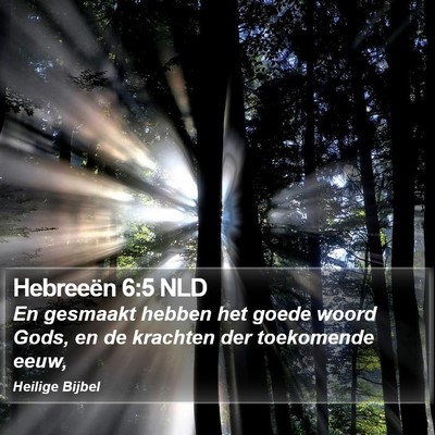 Hebreeën 6:5 NLD Bible Verse Image