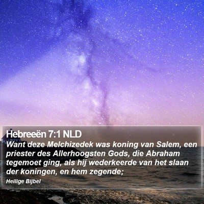 Hebreeën 7:1 NLD Bible Verse Image