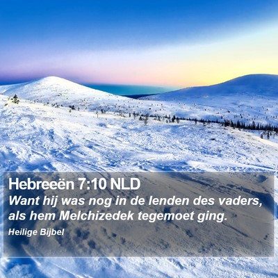 Hebreeën 7:10 NLD Bible Verse Image