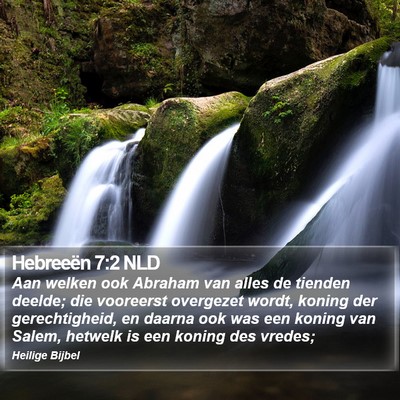 Hebreeën 7:2 NLD Bible Verse Image