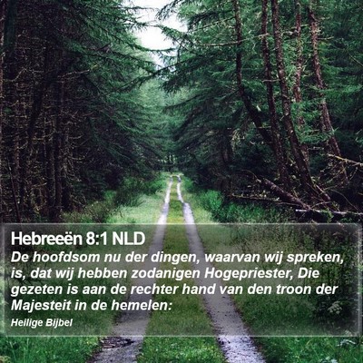 Hebreeën 8:1 NLD Bible Verse Image