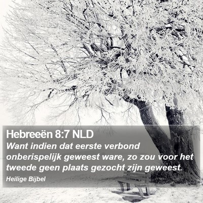 Hebreeën 8:7 NLD Bible Verse Image