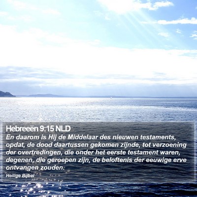 Hebreeën 9:15 NLD Bible Verse Image