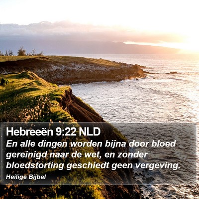 Hebreeën 9:22 NLD Bible Verse Image
