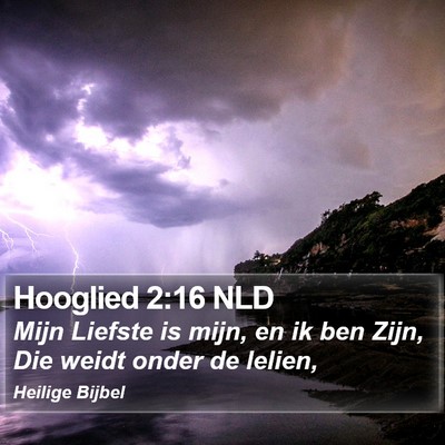Hooglied 2:16 NLD Bible Verse Image