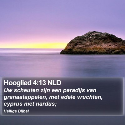 Hooglied 4:13 NLD Bible Verse Image
