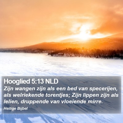 Hooglied 5:13 NLD Bible Verse Image
