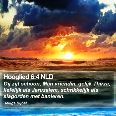 Hooglied 6:4 NLD Bible Verse Image