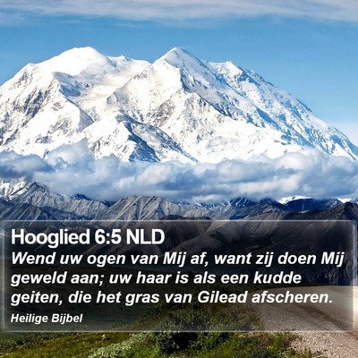 Hooglied 6:5 NLD Bible Verse Image