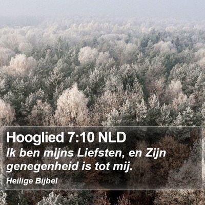 Hooglied 7:10 NLD Bible Verse Image