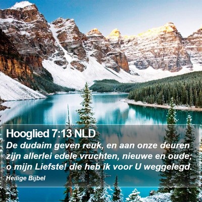 Hooglied 7:13 NLD Bible Verse Image
