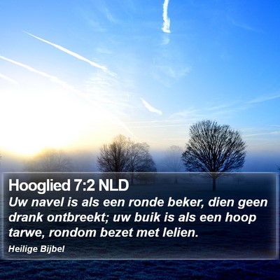 Hooglied 7:2 NLD Bible Verse Image
