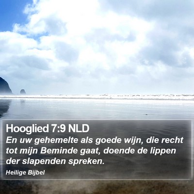 Hooglied 7:9 NLD Bible Verse Image