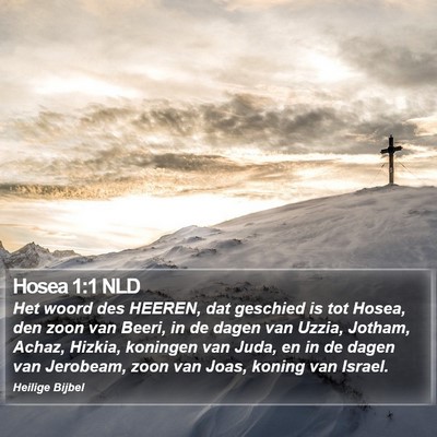 Hosea 1:1 NLD Bible Verse Image