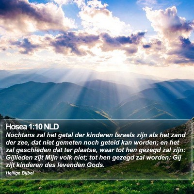 Hosea 1:10 NLD Bible Verse Image