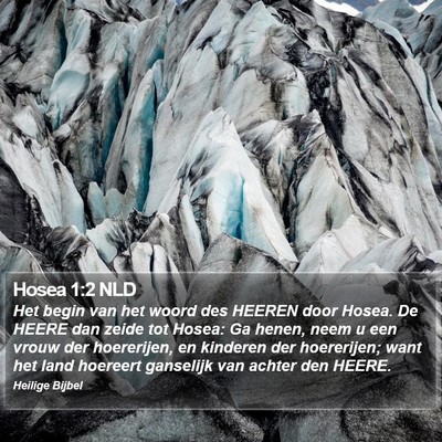 Hosea 1:2 NLD Bible Verse Image