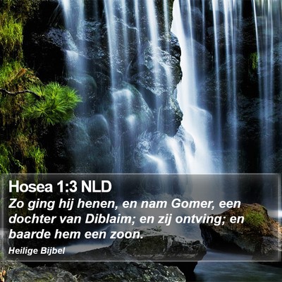 Hosea 1:3 NLD Bible Verse Image