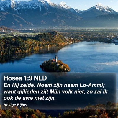 Hosea 1:9 NLD Bible Verse Image