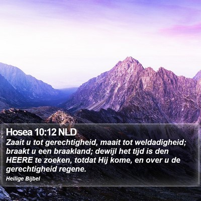 Hosea 10:12 NLD Bible Verse Image