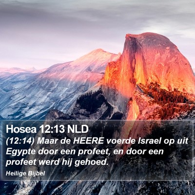 Hosea 12:13 NLD Bible Verse Image