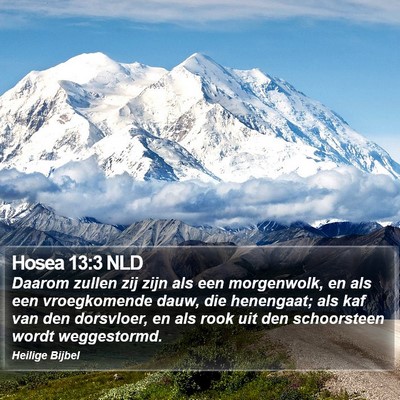 Hosea 13:3 NLD Bible Verse Image