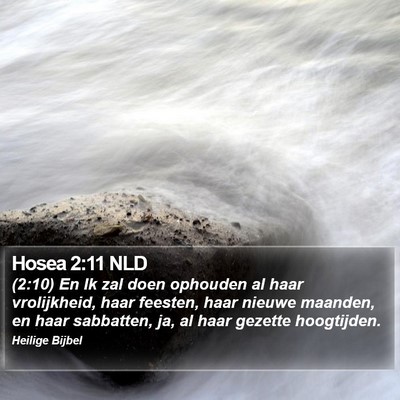 Hosea 2:11 NLD Bible Verse Image