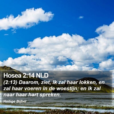 Hosea 2:14 NLD Bible Verse Image