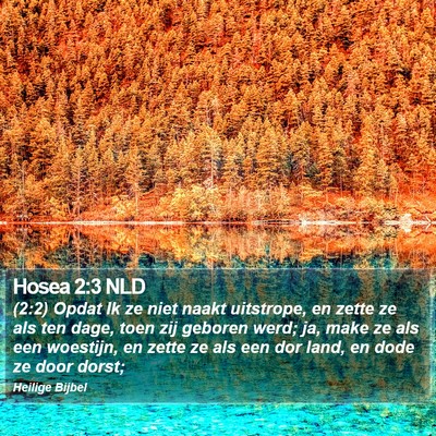Hosea 2:3 NLD Bible Verse Image