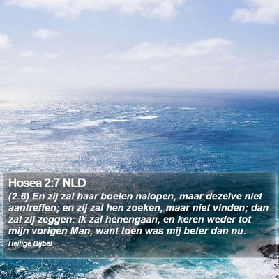 Hosea 2:7 NLD Bible Verse Image